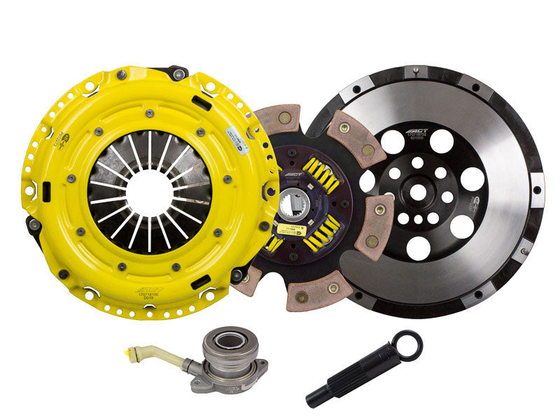2008-2009 Dodge Caliber SRT4 ACT Heavy Duty Race Sprung 6 Pad Clutch and Flywheel Kit