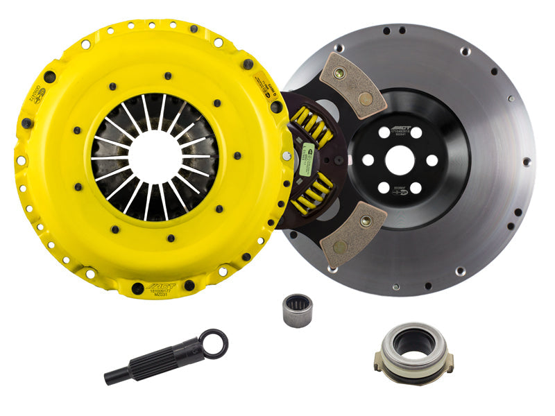 2007-2013 Mazda MazdaSpeed 3/6 ACT Heavy Duty Race Sprung 4 Pad Clutch and Streetlite Flywheel Kit