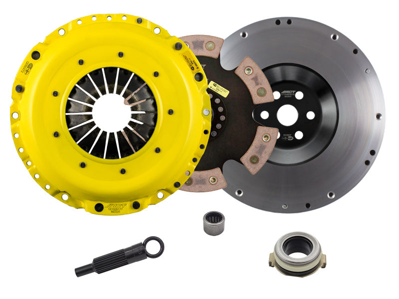 2007-2013 Mazda MazdaSpeed 3/6 ACT Heavy Duty Race Rigid 6 Pad Clutch and Streetlite Flywheel Kit