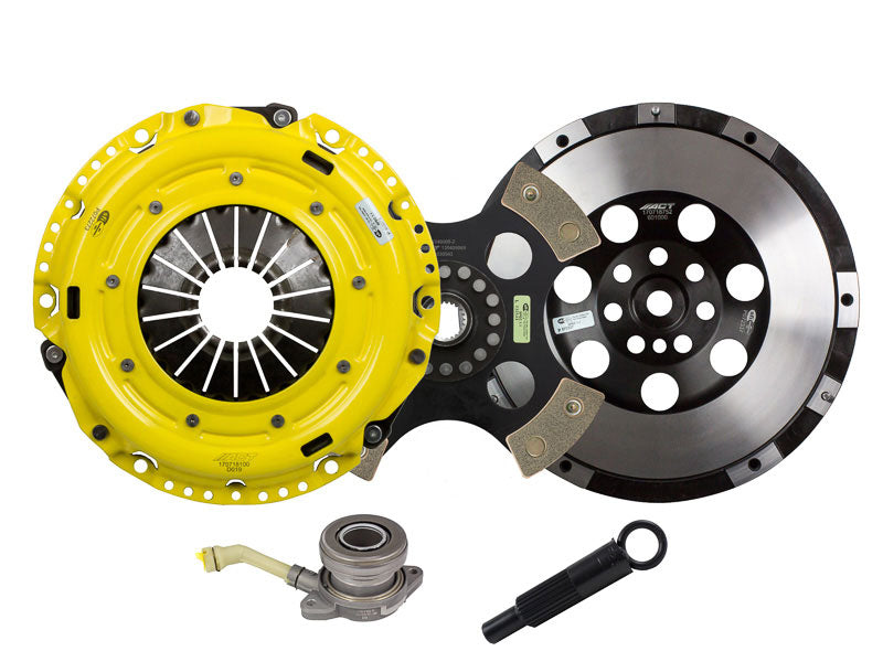 2008-2009 Dodge Caliber SRT4 ACT Heavy Duty Race Rigid 4 Pad  Clutch and Flywheel Kit