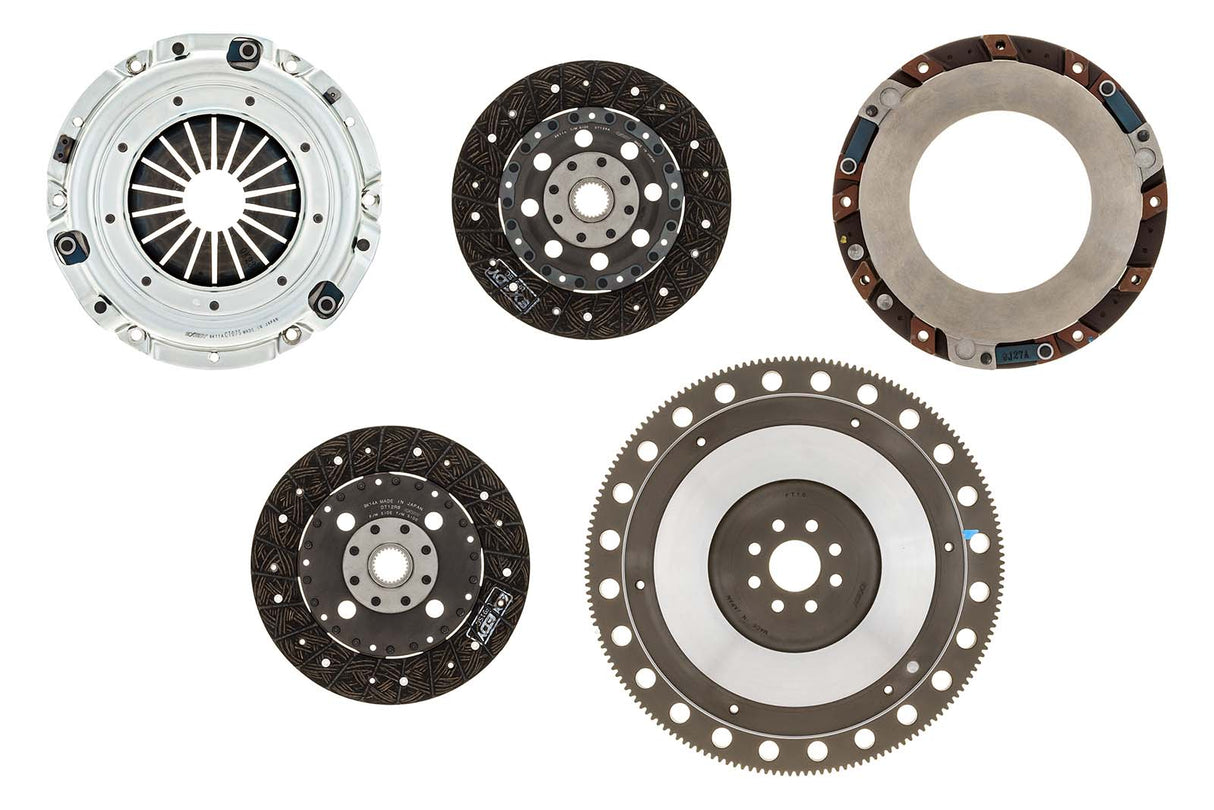 1996-2010 Ford Mustang 8 Bolt Exedy Hyper Twin Series Organic Clutch and Flywheel Kit 26 Spline