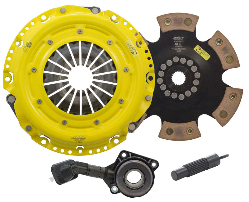 2013-2015 Ford Focus ST ACT Heavy Duty Race Rigid 6 Pad  Clutch Kit