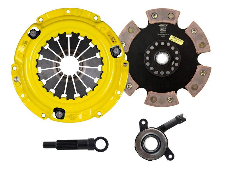 2008-2017 Mitsubishi Lancer  ACT Heavy Duty Race Rigid 6 Pad  Clutch Kit