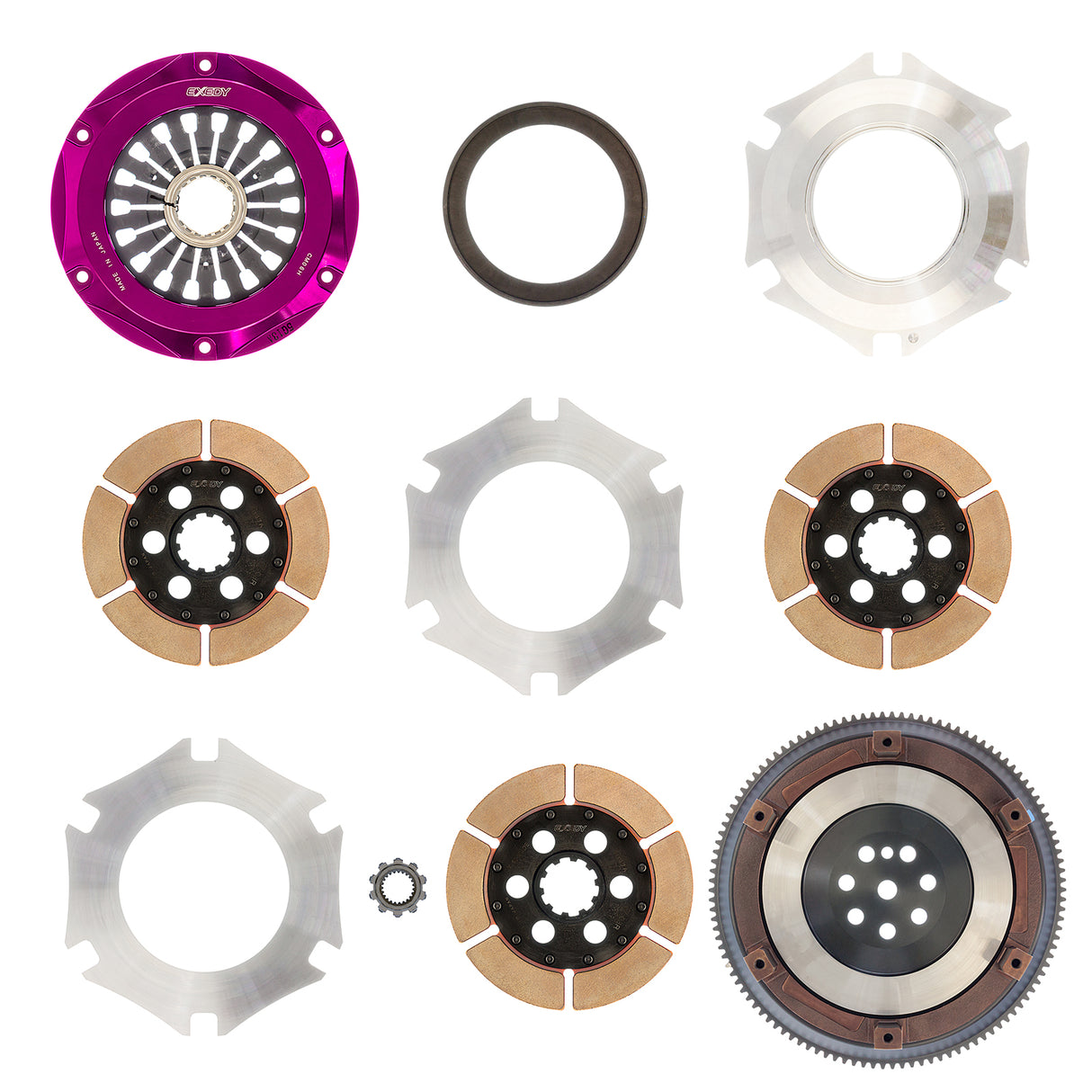 2003-2007 Mitsubishi EVO  Exedy Hyper Triple Series Cerametallic Clutch and Flywheel Kit HD