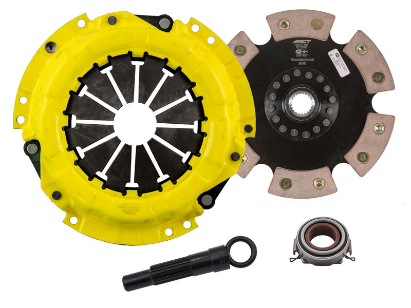 1989-1991 Toyota Celica ST ACT Sport Race Rigid 6 Pad  Clutch Kit